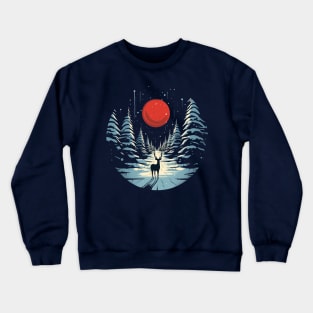 Christmas deer Crewneck Sweatshirt